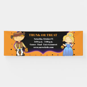 Halloween Trick oder Treat Trunk oder Leckerei Ban Banner