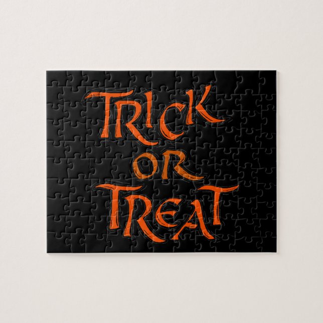 Halloween Trick oder Treat Words (Horizontal)