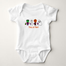 Halloween Trick oder Treaters T - Shirt Baby Bodys