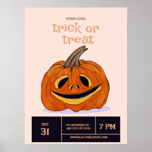 Halloween Trick oder Treatment Party, Halloween Ni Poster
