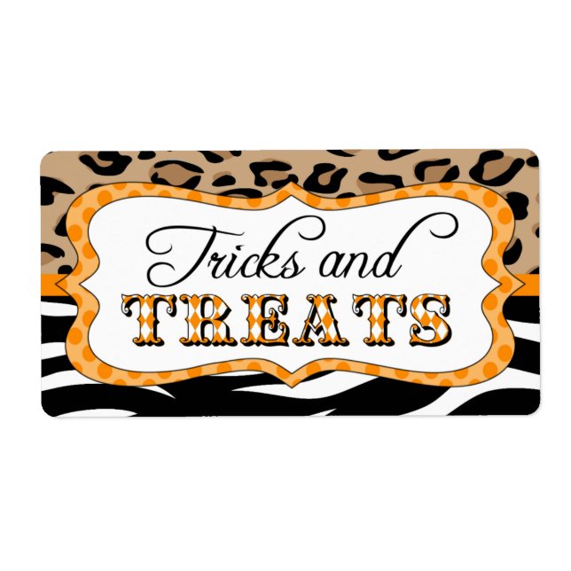 Halloween-Tricks und -Leckereien - Lebensmittelken (Vorne)