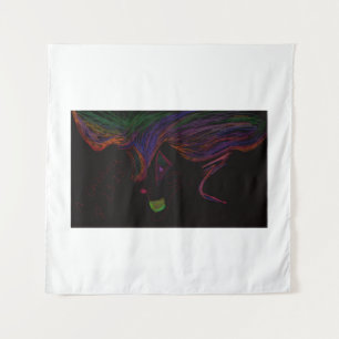 Halloween Trickster Spirit Tapestry Wandteppich