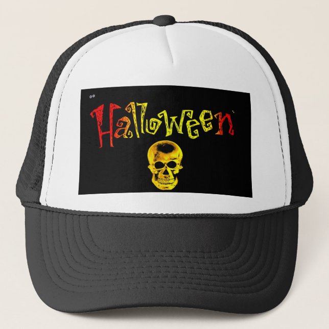 Halloween Truckerkappe (Vorderseite)