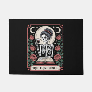 Halloween True Crime Junkie Tarot Card Fußmatte