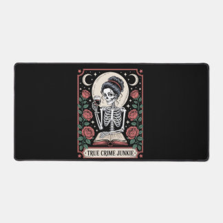 Halloween True Crime Junkie Tarot Card Schreibtischunterlage