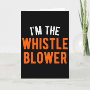 Halloween Trump Ukraine-Shirt Ich bin der Whistleb Karte