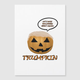 Halloween Trumpkin Angepasst Magnetkarte