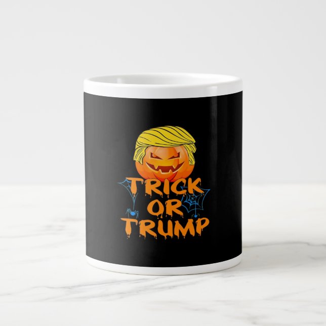 Halloween Trumpkin Classic Jumbo-Tasse (Vorderseite)