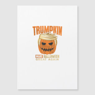 Halloween Trumpkin Lustig Make America Great Magnetkarte