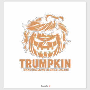 Halloween Trumpkin Macht Halloween wieder groß  Aufkleber