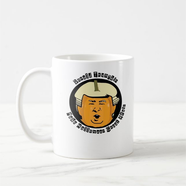 Halloween Trumpkin Pumpkin Classic Kaffeetasse (Links)