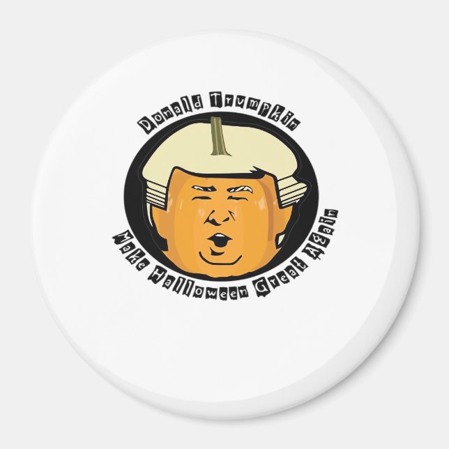 Halloween Trumpkin Pumpkin Classic Magnet (Vorne)