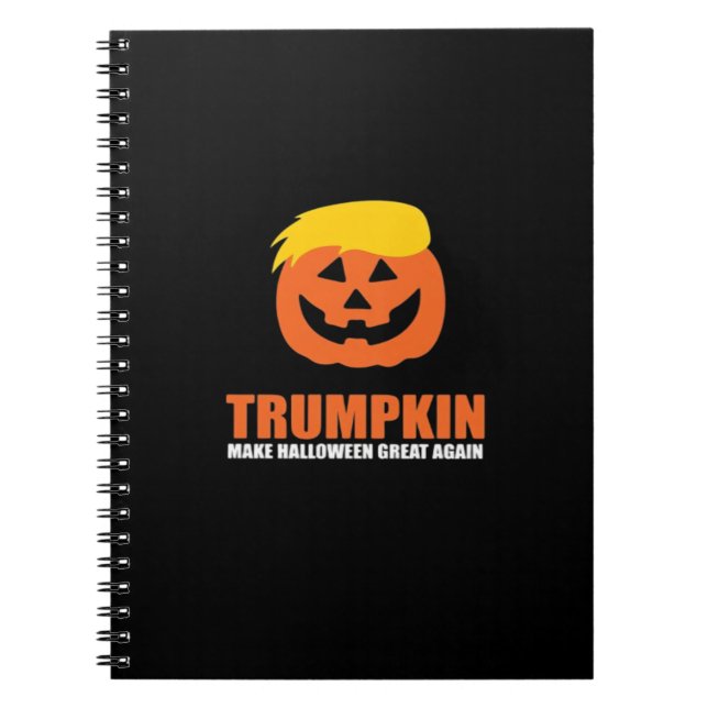 Halloween Trumpkin V2 Notizblock (Vorderseite)