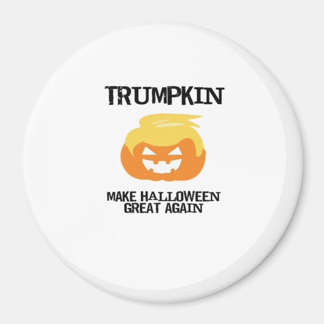 Halloween Trumpkin V3 Magnet (Vorne)
