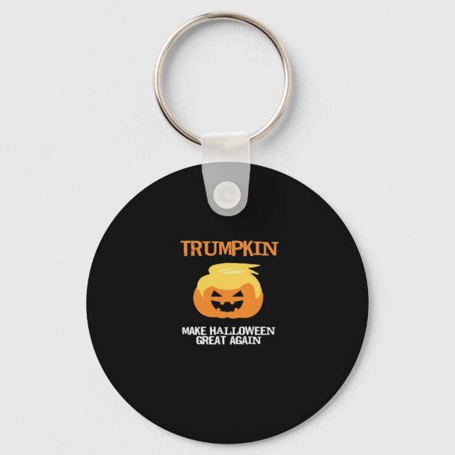Halloween Trumpkin V3 Schlüsselanhänger (Vorderseite)