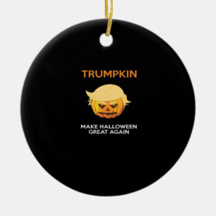 Halloween Trumpkin V4 Keramik Ornament