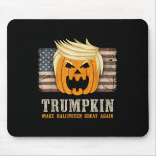 Halloween Trumpkin Vintage Fahne Mousepad