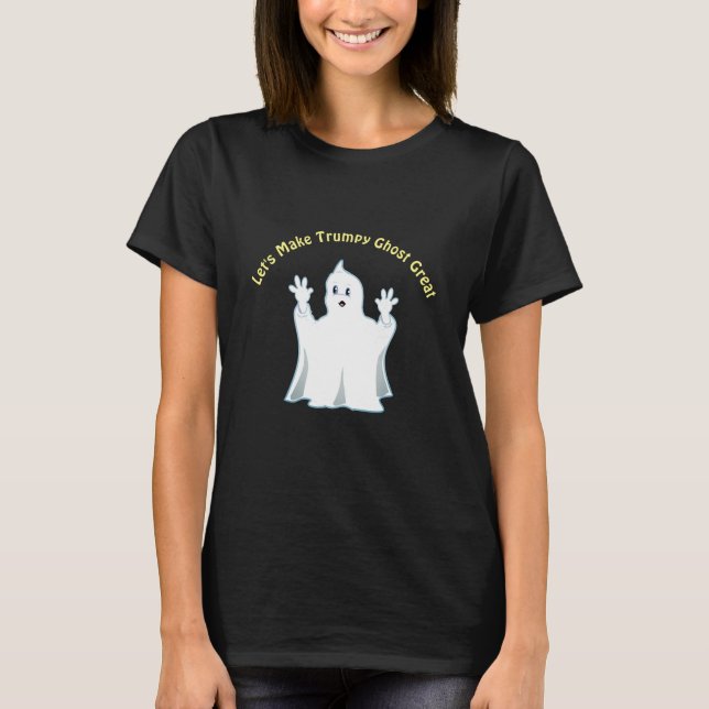 Halloween Trumpy Geist T-Shirt (Vorderseite)