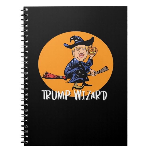 Halloween Ttrump Wizard Funny Classic Notizblock (Vorderseite)