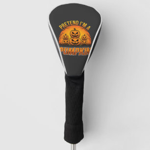 Halloween Tu So Als Ob Ich Ein Kürbis-Jack OLanter Golf Headcover