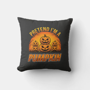 Halloween Tu So Als Ob Ich Ein Kürbis-Jack OLanter Kissen