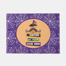 Halloween-Türmatte oder Teppich