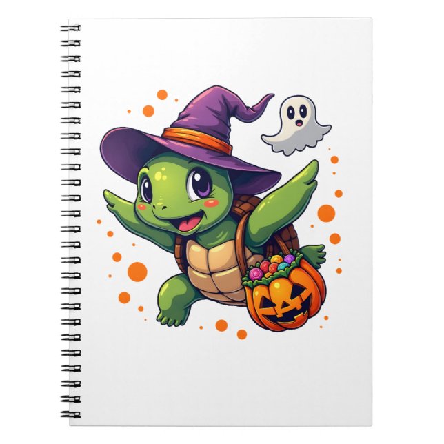 Halloween Turtle Tortoise Kostüme Männer Frauen Ki Notizblock (Vorderseite)