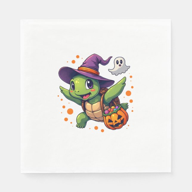 Halloween Turtle Tortoise Kostüme Männer Frauen Ki Serviette (Vorderseite)