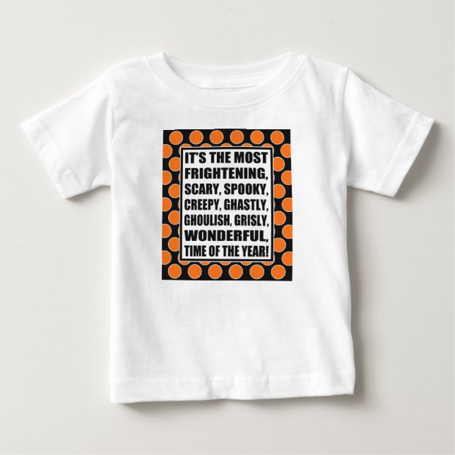 Halloween Typografie, mein 1. Halloween Baby T-shirt (Vorderseite)