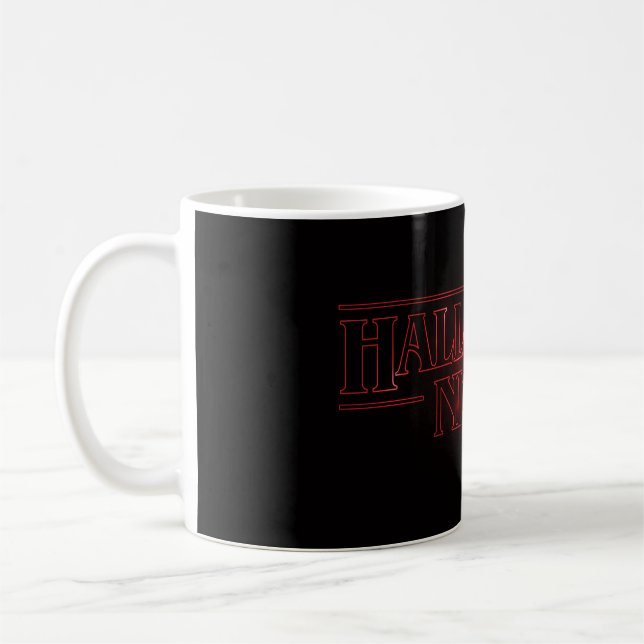 Halloween-Typografie-Tasse Kaffeetasse (Links)