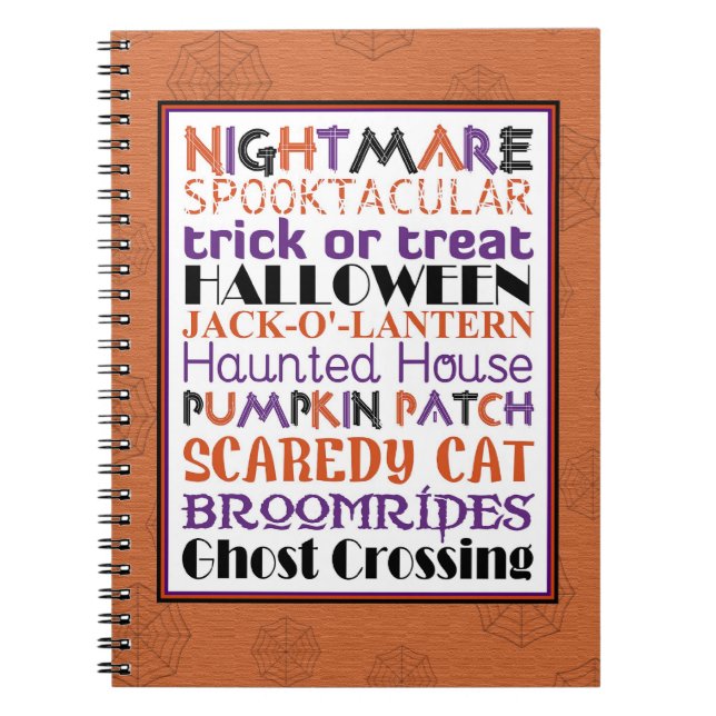 Halloween U-Art Notizblock (Vorderseite)