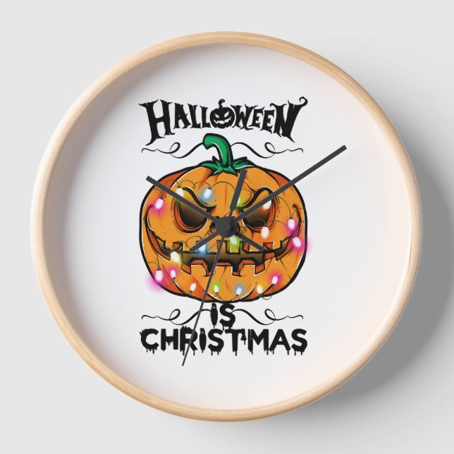 Halloween Uhr (Vorderseite)