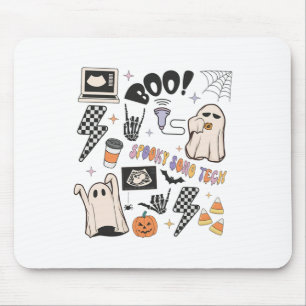 Halloween Ultrasound Tech Herbstsonographin Mousepad
