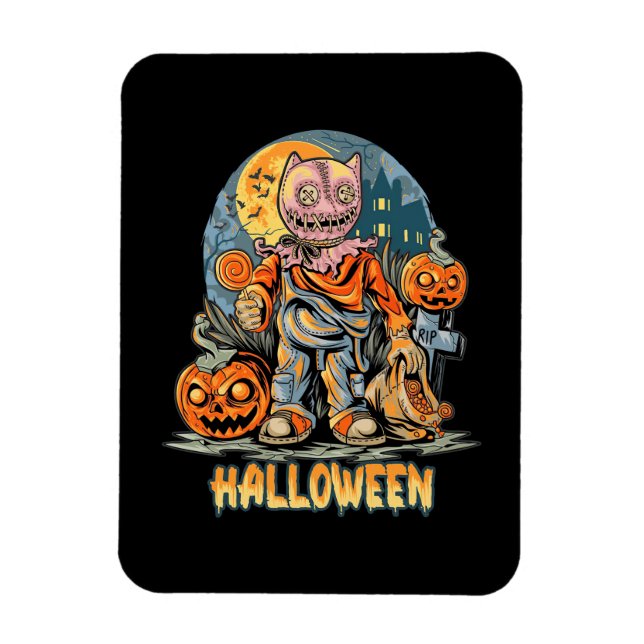 Halloween und Cat Magnet (Vertikal)