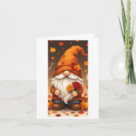 Halloween- und Herbst-Grußkarte Karte
