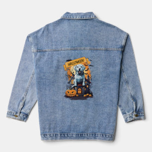 HALLOWEEN UND HUND JEANSJACKE