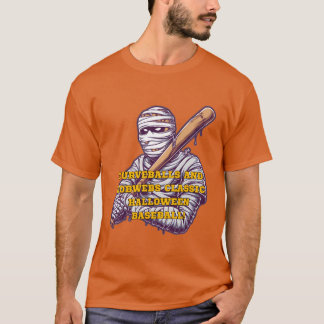Halloween und Zombies und Baseballfreund T-Shirt