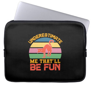 Halloween Underestimate Me That Will Be Fun Laptopschutzhülle