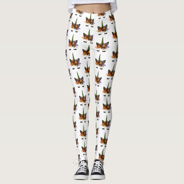 Halloween Unicorn Leggings (Vorderseite)