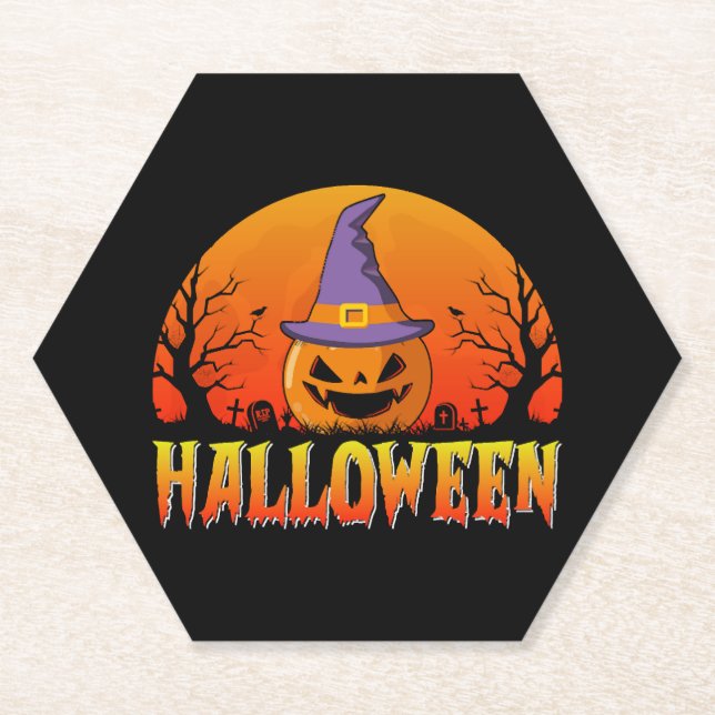 Halloween Untersetzer (Vorderseite)