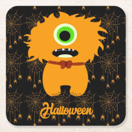 Halloween-Untersetzer für Kinder Rechteckiger Pappuntersetzer