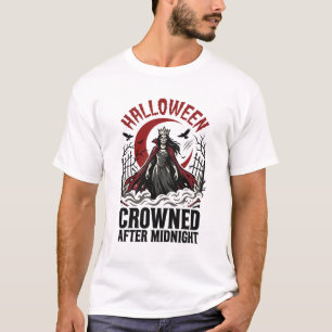 Halloween Untote Königin Mitternacht Aufsteigend T-Shirt