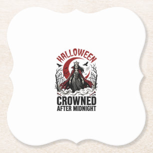Halloween Untote Königin Mitternachtsaufgang Untersetzer