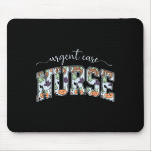 Halloween Urgent Care Krankenschwester Retro Mini- Mousepad