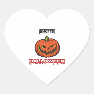 Halloween-Urlaub Herz-Aufkleber