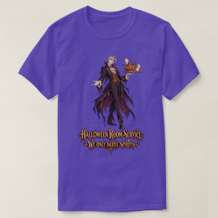 Halloween-Vampir-Butler-Zimmerservice T-Shirt
