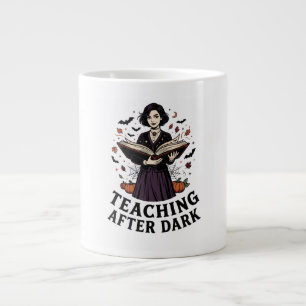 Halloween Vampir-Lehrer T-Shirt Jumbo-Tasse