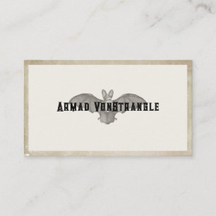 Halloween Vampire Bat Business Card Visitenkarte