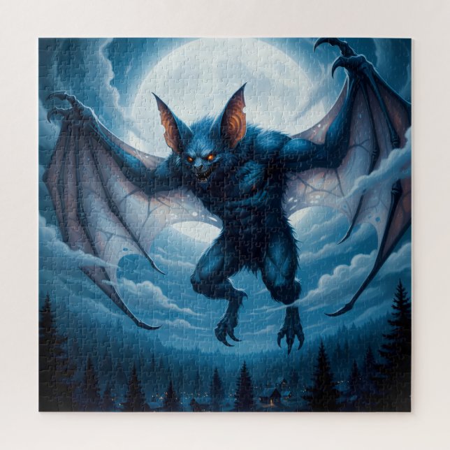 Halloween Vampire Bat Puzzle (Vertikal)