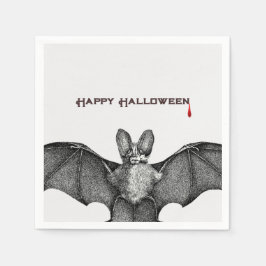 Halloween Vampire Bat Serviette